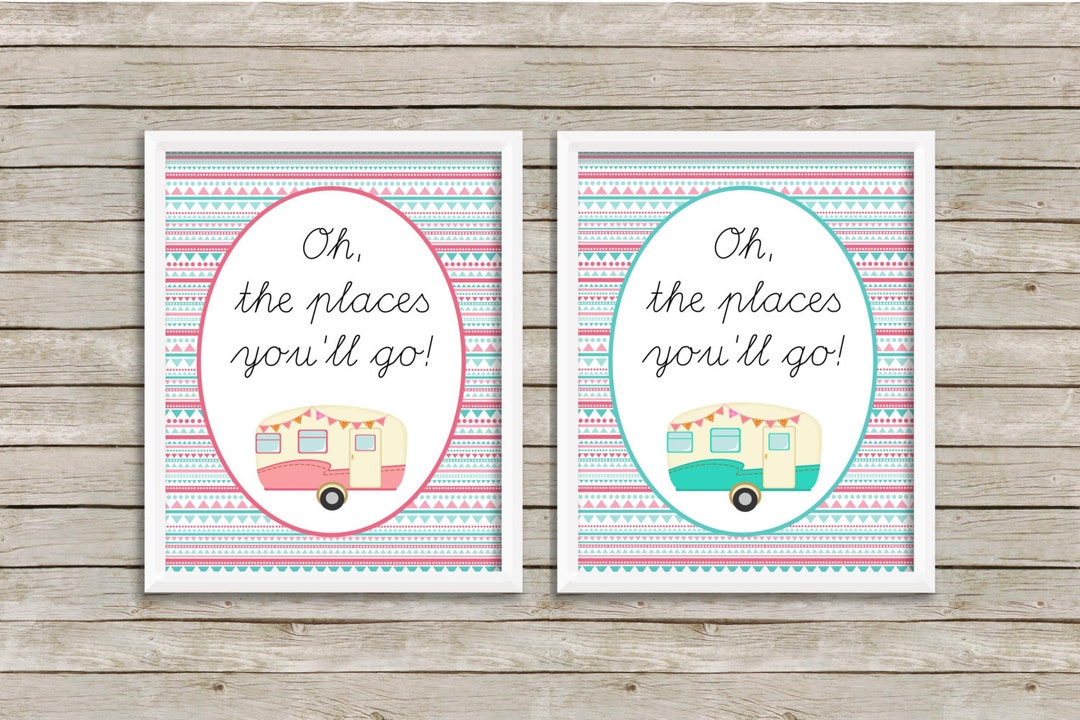 Oh the Places You'll Go Print, Dr. Seuss Quotes Print 8x10 - Etsy