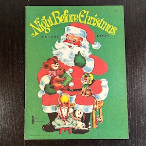 The Night Before Christmas by Clement C. Moore, Published by Watkins/Strathmore Co, Copyright 1952 - Children’s Paperback Book