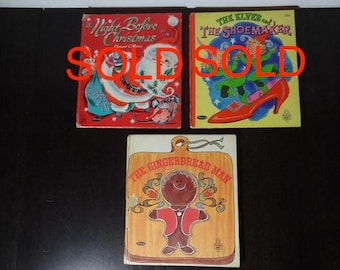 Choose One - Vintage Children&#39;s Whitman Tell-A-Tale Small Hardcover Books - Sold Individually - Holiday/Christmas Books