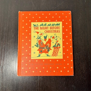 The Night Before Christmas by Clement C. Moore, Illustrated by Corinne Malvern - A Little Golden Book, Copyright 1949 First or Early Edition