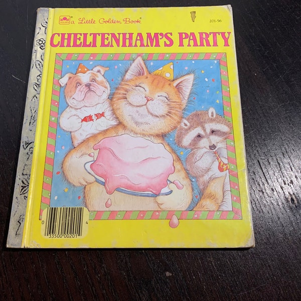 Cheltenham's Party Jan Wahl Illustrated by Lucinda McQueen, Copyright 1985 - a Little Golden Book
