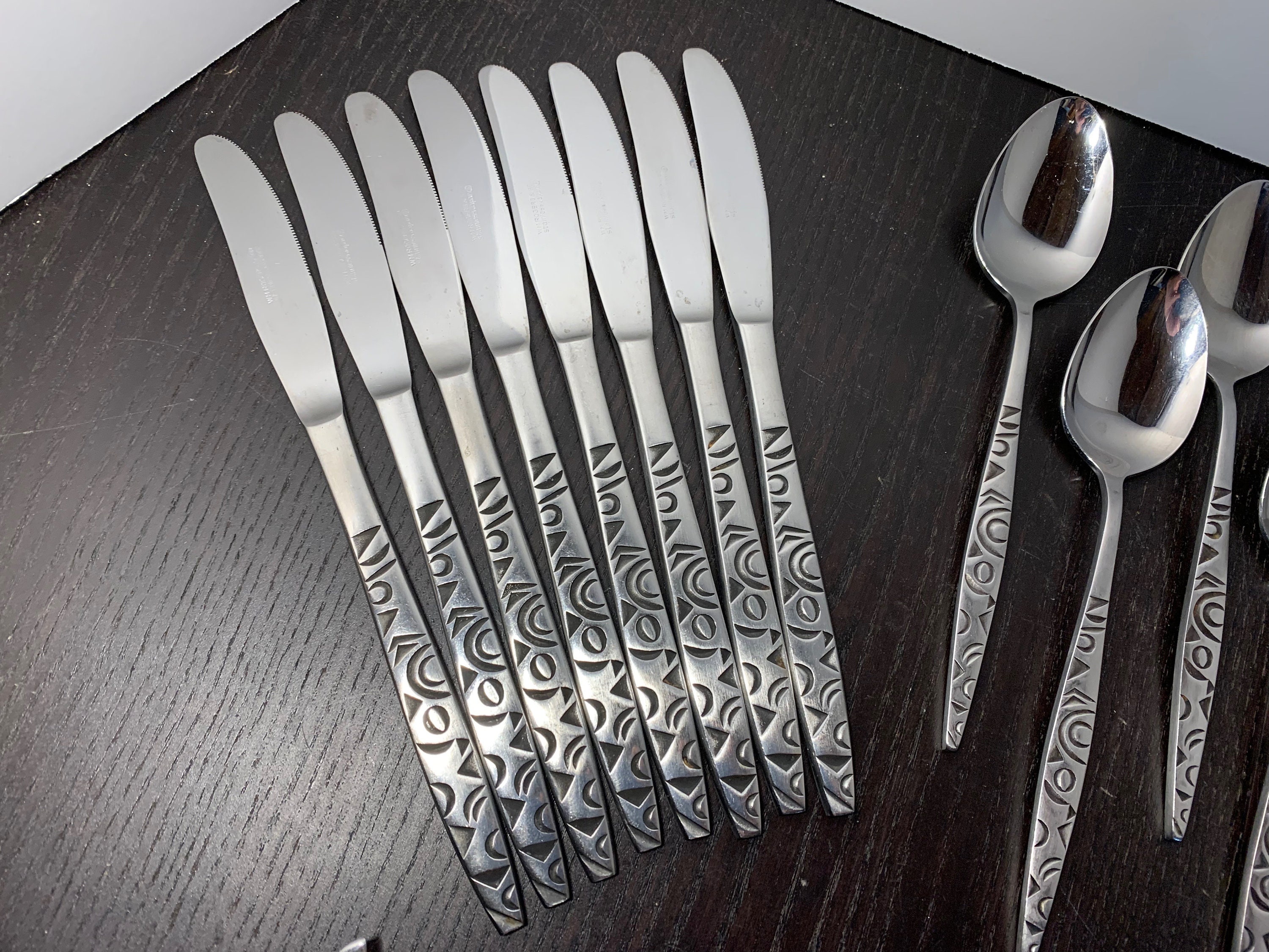 Vintage Rare WM Rogers & Sons Gaucho Stainless Steel Retro