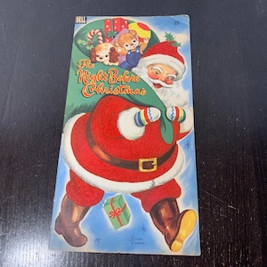 The Night Before Christmas by Clement C. Moore, Illustrated by Vivian Robbins 1949 Dell Publishing - Vintage Children’s Paperback Book