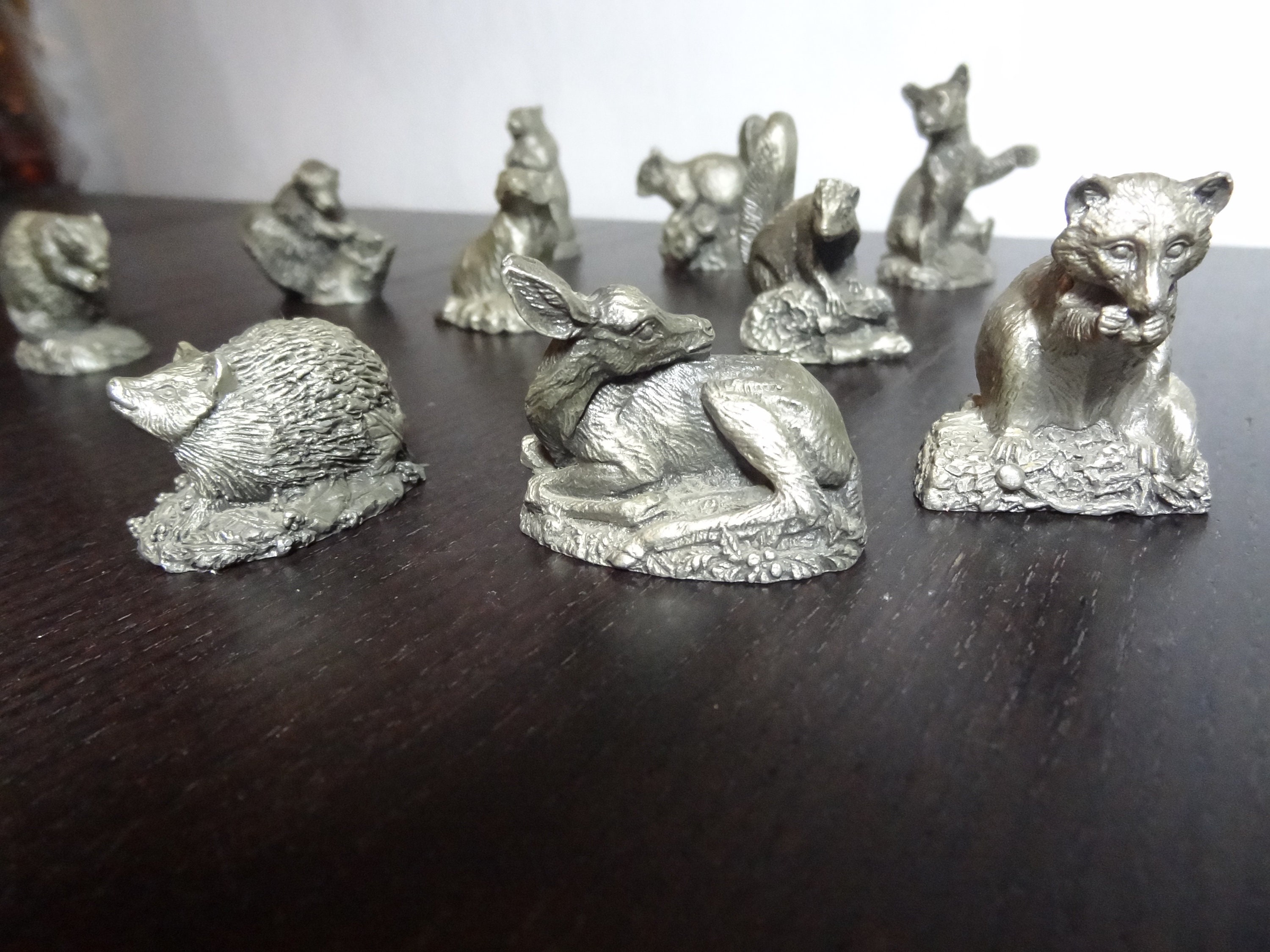 (%%) シルバー ミニチュア セット Franklin Mint 