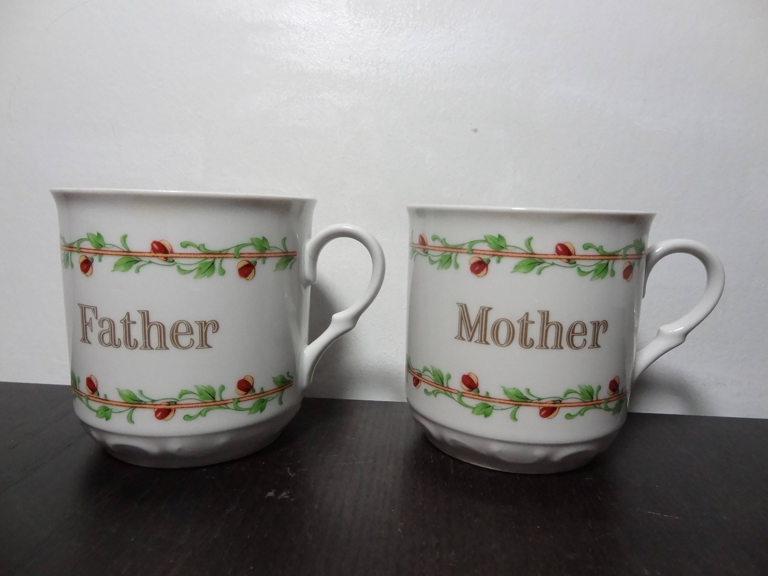 Mother and Father Mug Set