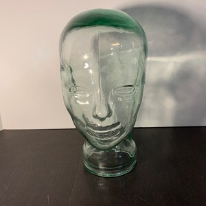 A Lifesize Glass Head Bust - Mint Condition