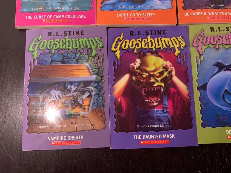 Goosebumps Books by R L Stein 1990s Cover Reprints Young - Etsy