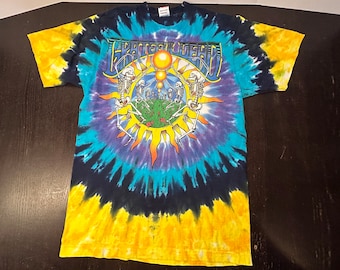 Vintage Grateful Dead Summer Tour 1991 Tie Dye T-Shirt David Opie Size L