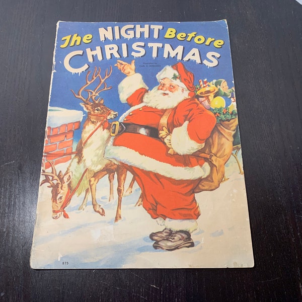 Vintage Night Before Christmas Book