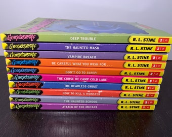 Goosebumps Books by R L Stein - 1990s Cover Reprints - Young Adult Horror Books - Choose From Drop Down Menu