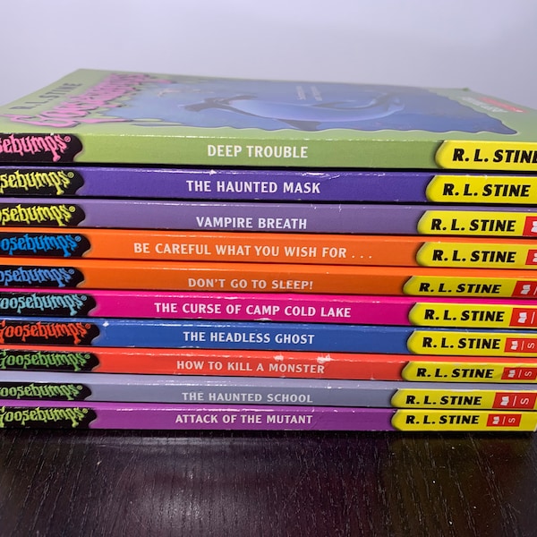 Goosebumps Books by R L Stein - 1990s Cover Reprints - Young Adult Horror Books - Choose From Drop Down Menu