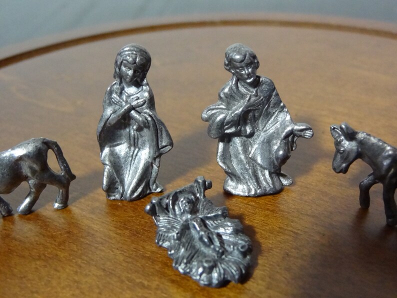 tiny pewter figurines