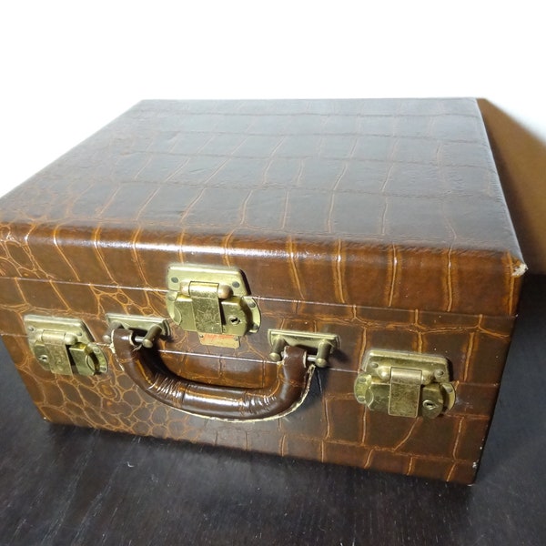 Vintage Hard Case Suitcase Etsy