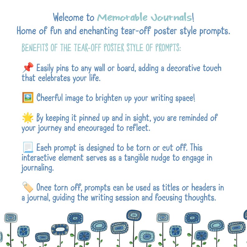 Journal Prompts Printable Set, Colorful Cards and Titles - Etsy