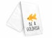Be A Goldfish /Funny Kitchen Flour Sack Towel/ Free Shipping/ Great Gift Idea 