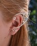 Elf Ears Ear Cuffs - Elven Ear Cuff - Boho Jewelry Bohemian Floral Freespirit 