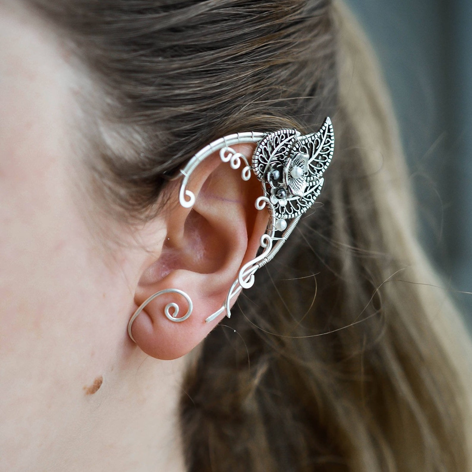 Elf Ears Ear Cuffs Elven Ear Cuff Boho Jewelry Bohemian Etsy