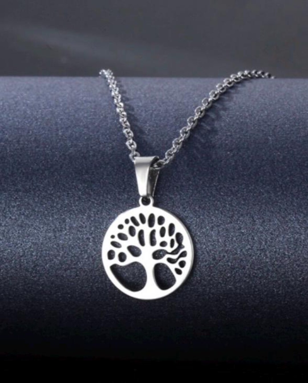Sterling Silver Tree of Life Pendant Necklace - Etsy
