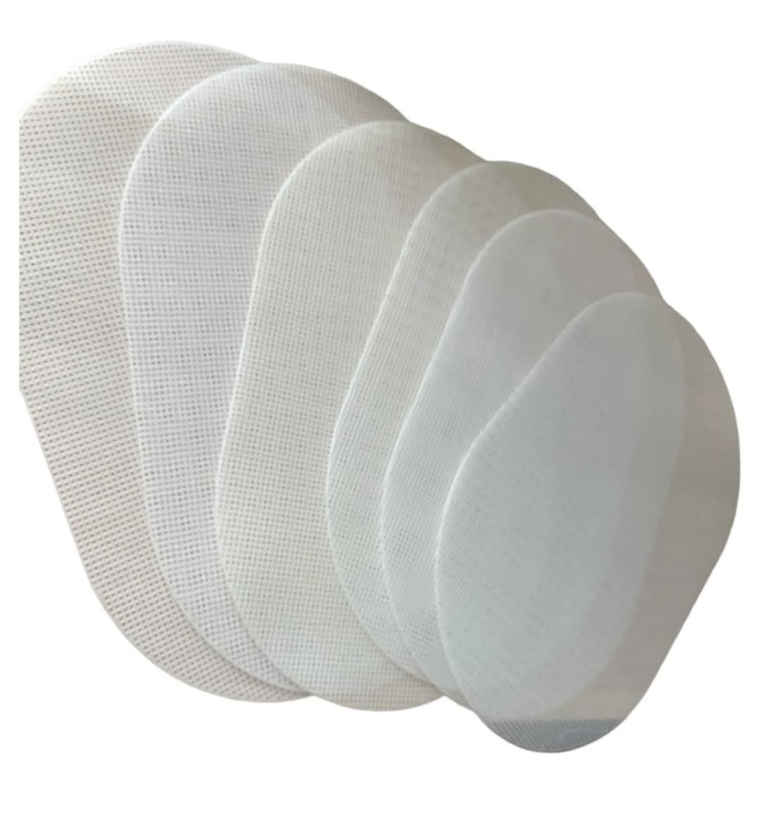 6 Oval Plastic Canvas Placemats Place Mats 7 Mesh 18 X 12 New Darice Etsy