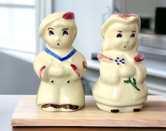 Shawnee Pottery Sailor Boy & Girl Salt and Pepper Shakers