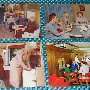 Lot de 13 cartes postales illustrées Union Pacific Railroad des années 1950 en excellent état !