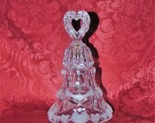 Vintage West German Bell Hofbauer Echt Bleikristall Large Lead Crystal Hand Cut and Polished