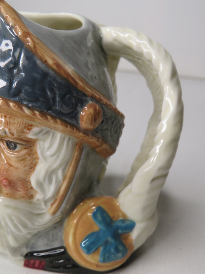 1956 Royal Doulton Don Quichotte et Sancho Panca Toby Mugs fabriqués en Angleterre image 7