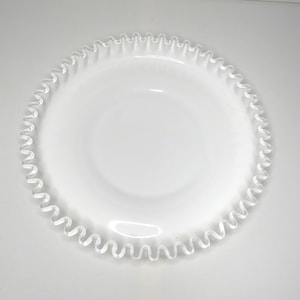 Große Fenton Silvercrest Dessert Sandwich Tablett / Schüssel 10 Zoll Durchmesser