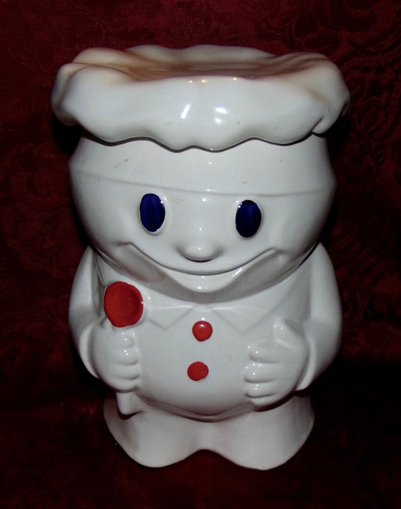 Vintage Mccoy Pottery Cookie Jar Bobbie the Baker Aka Pillsbury