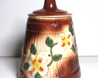 1940's McCoy Pottery Butter Churn Cookie Jar