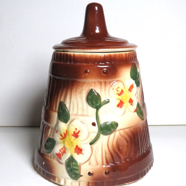 1940's McCoy Pottery Butter Churn Cookie Jar