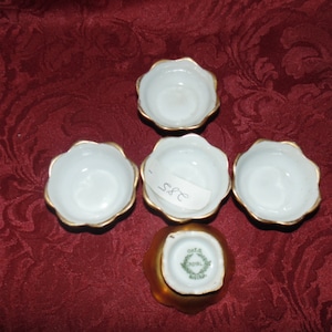 Salt Cellers 1899-1918 Oscar & Edgar Gutherz O. and E.G Royal Austria porcelain.