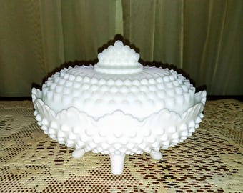 ヴィンテージ フェントン シュガーボウル ジェリージャー キャンディ皿