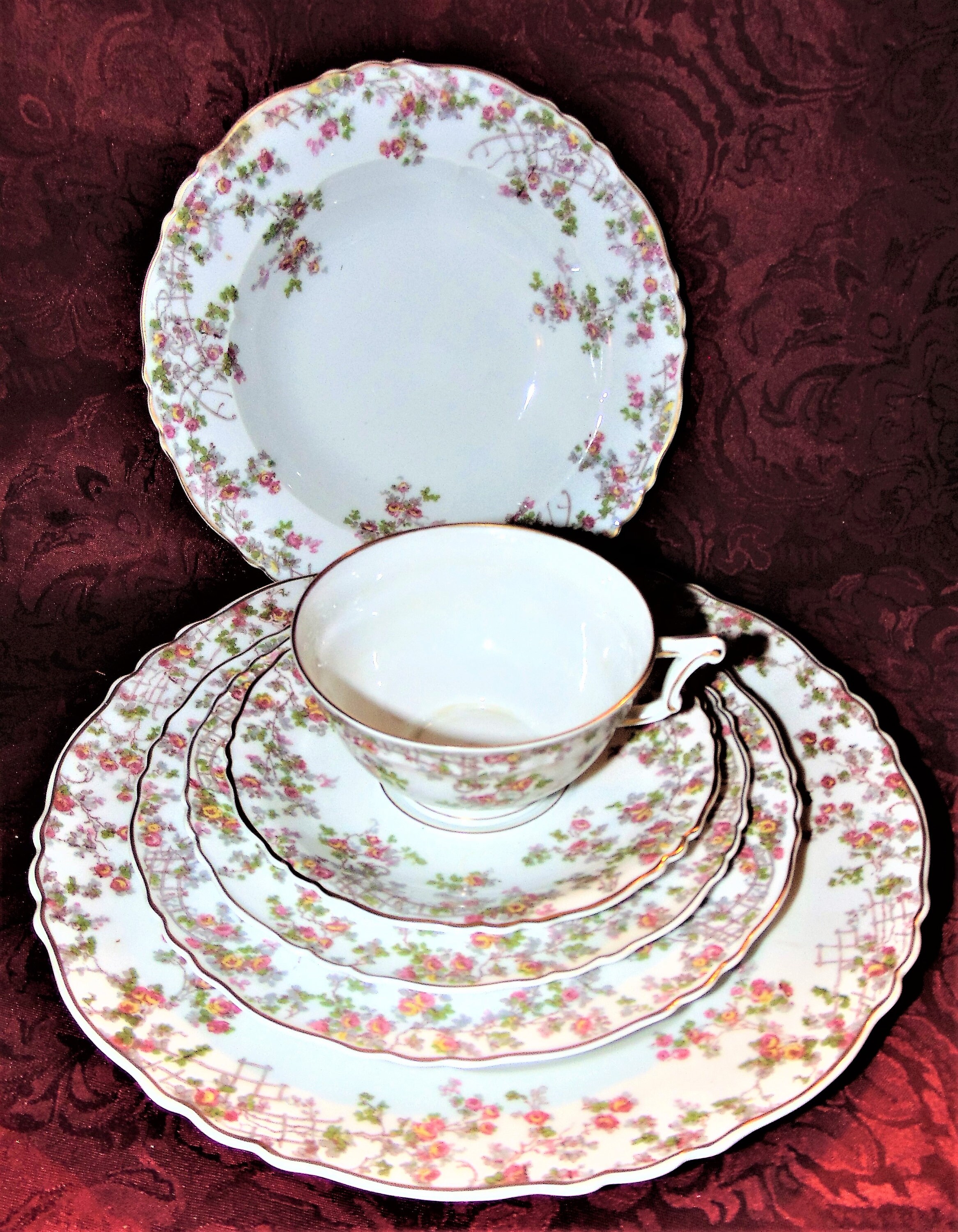 Haviland LIMOGES アンペラトリス ユジェニー スープ皿 6枚