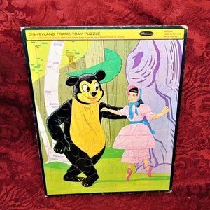 1963 Disney Land Frame Tray Puzzle No. 4428 Whitman Western Printing & Lithographing Co.