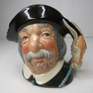 1956 Royal Doulton Don Quichotte et Sancho Panca Toby Mugs fabriqués en Angleterre image 2