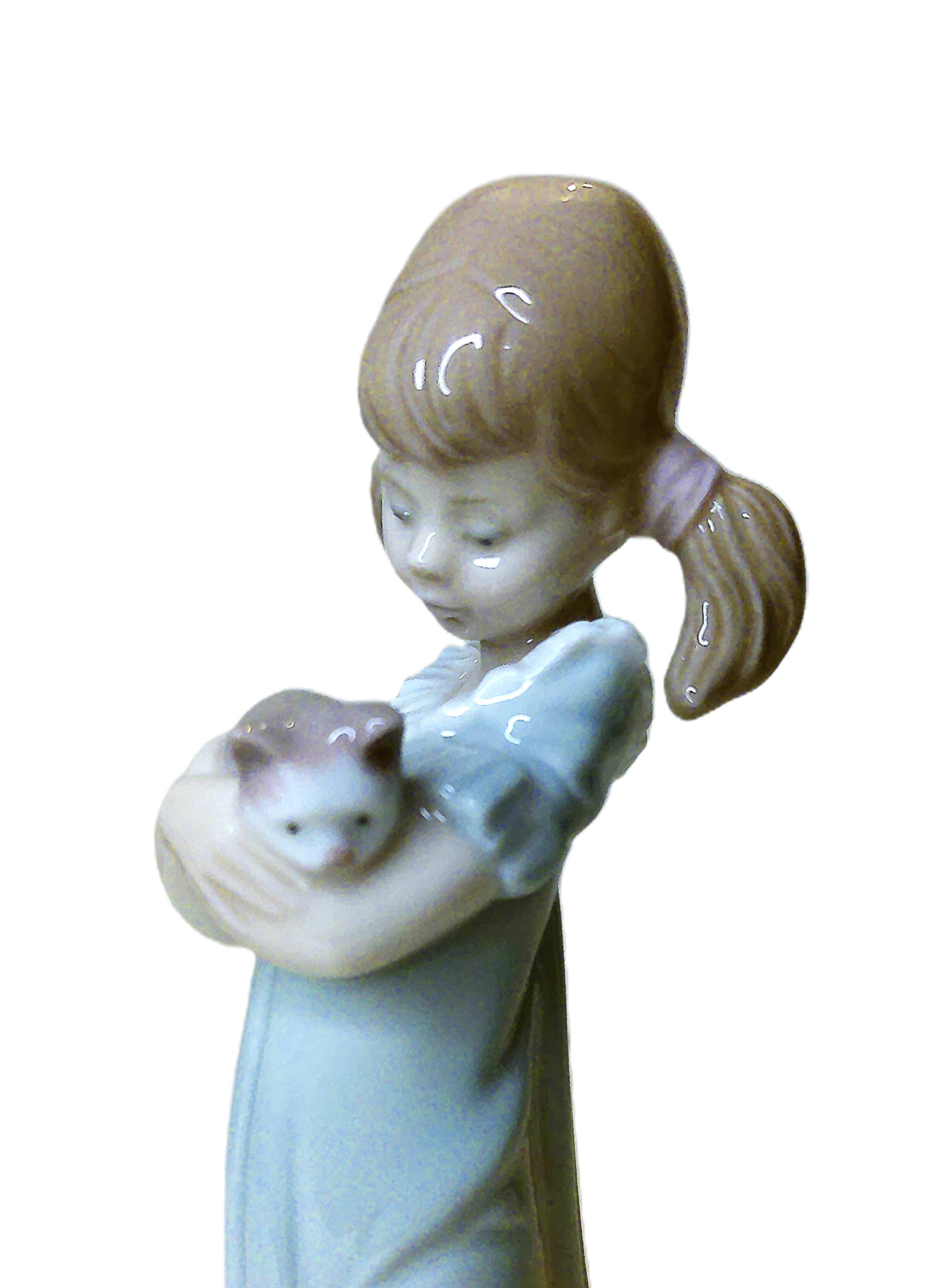 Lladro girl kittens - Etsy 日本