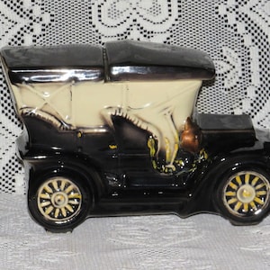 1960s McCoy Pottery Touring Car Model T Cookie Jar
