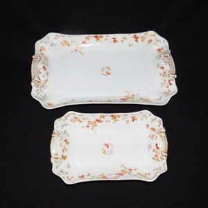 2 - 1800 Charles H. Fields Haviland LImoges Fleischplatte / Servierplatten