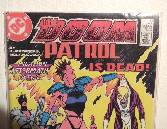 1989 DC Comics DOOM PATROL Issue 18 - Etsy
