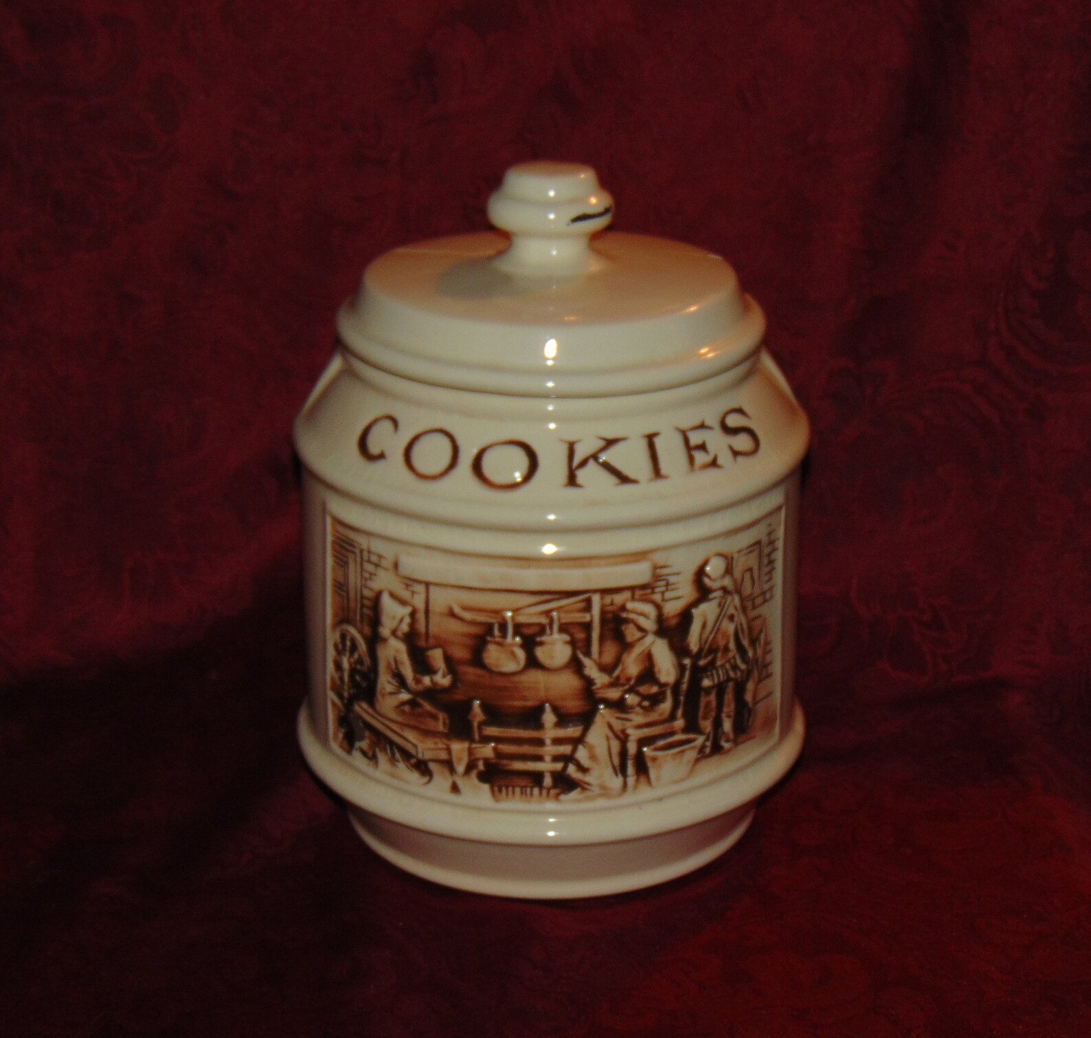 1960s Mccoy Frontier Family Cookie Jar Etsy