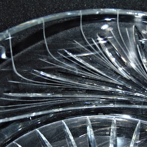 9 in Gorgeous Cazlor Heavy Crystal Cut and Etched Bowl Hand Made in ...