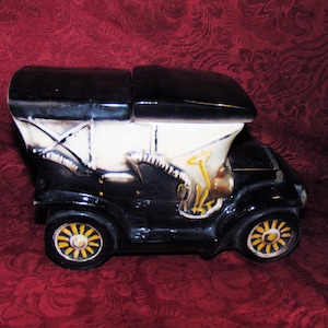 1960s McCoy Pottery Touring Car Model T Cookie Jar