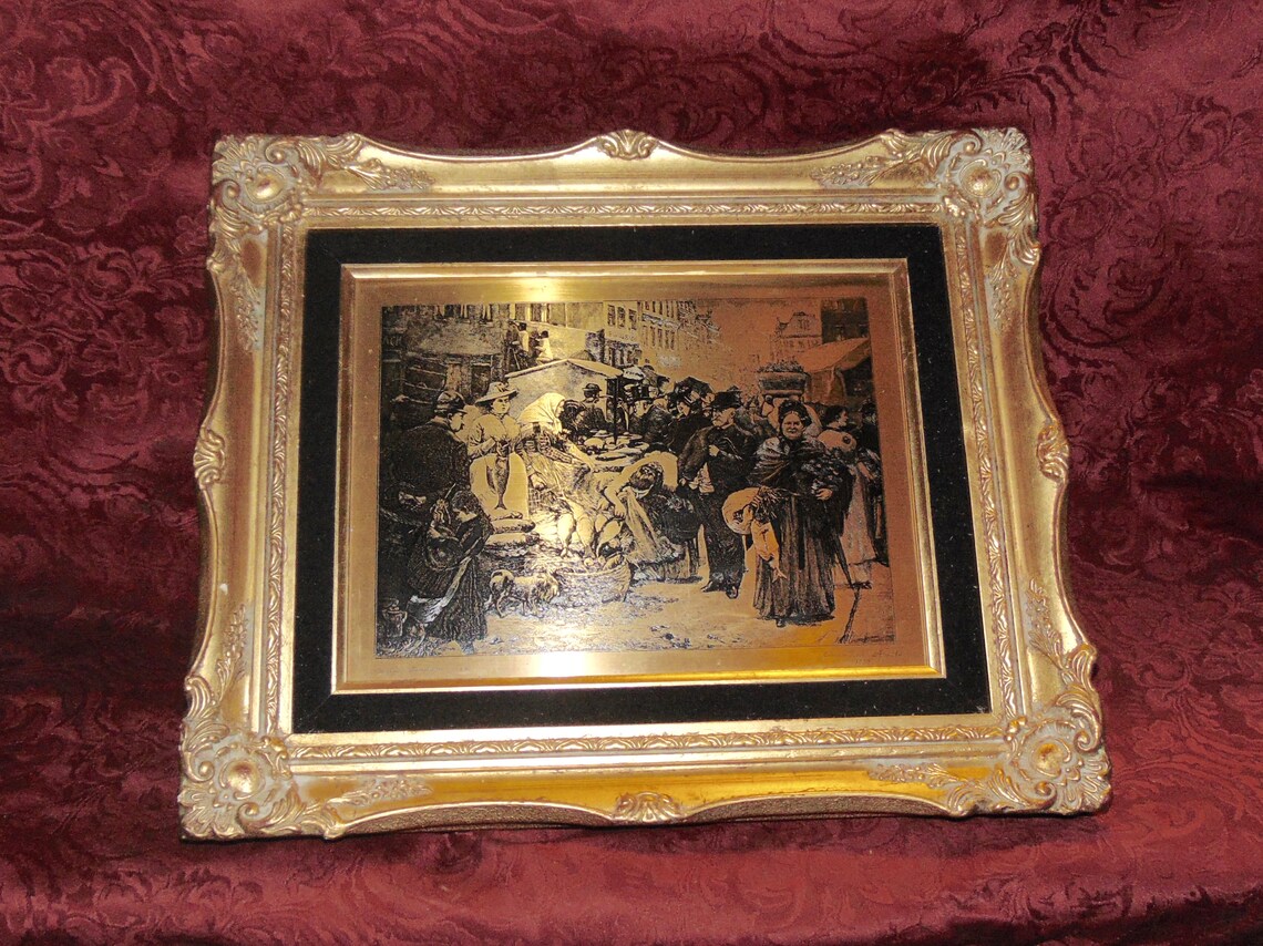 Etching on Bronze Collection of the Family Aranda 1857 Etsy