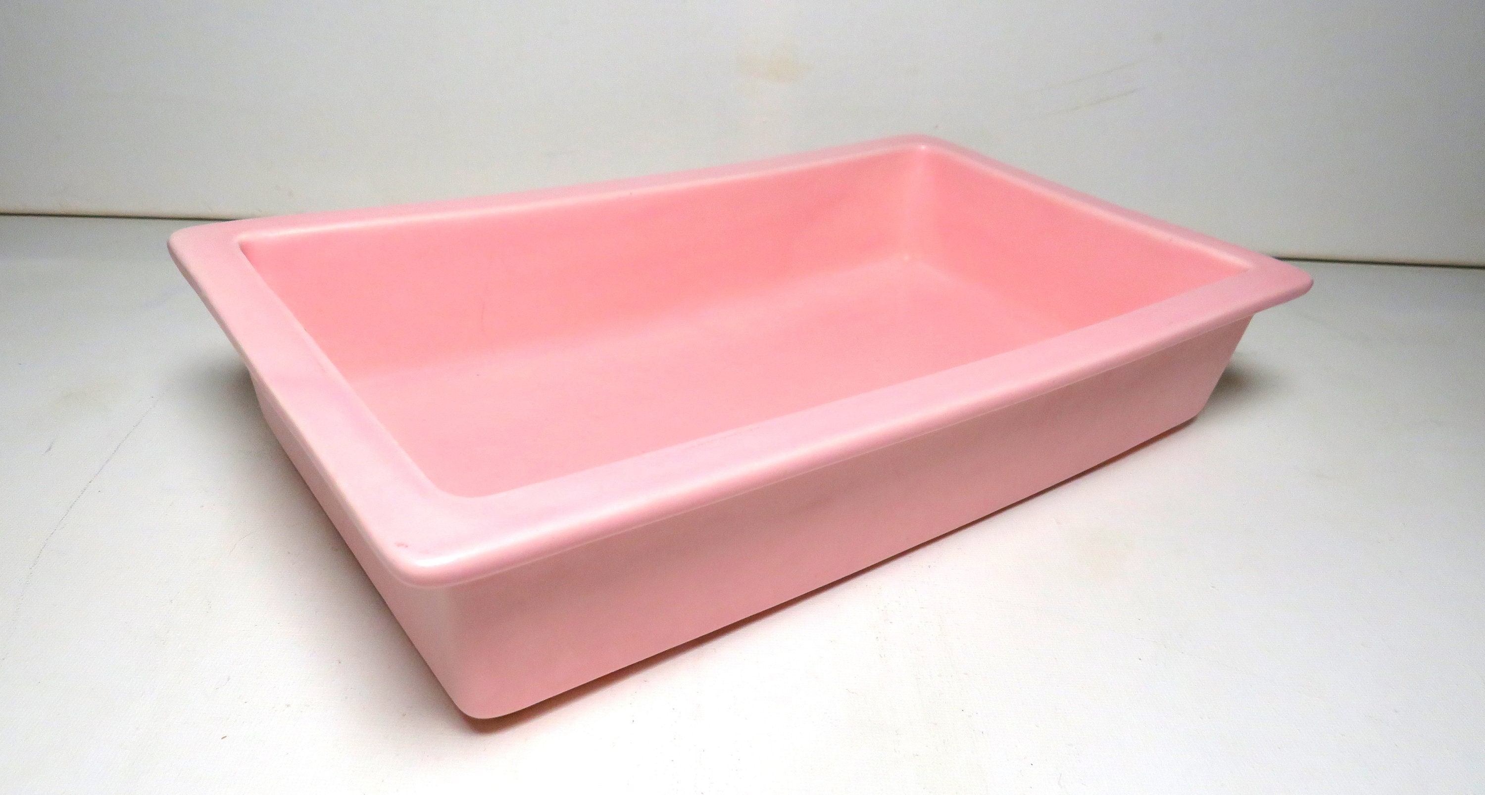Jardinière rectangulaire rose Royal Haeger RG 105