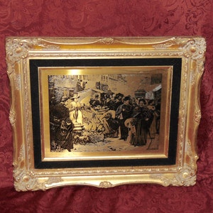 Etching on Bronze Collection of the Family Aranda 1857 Numbered 185