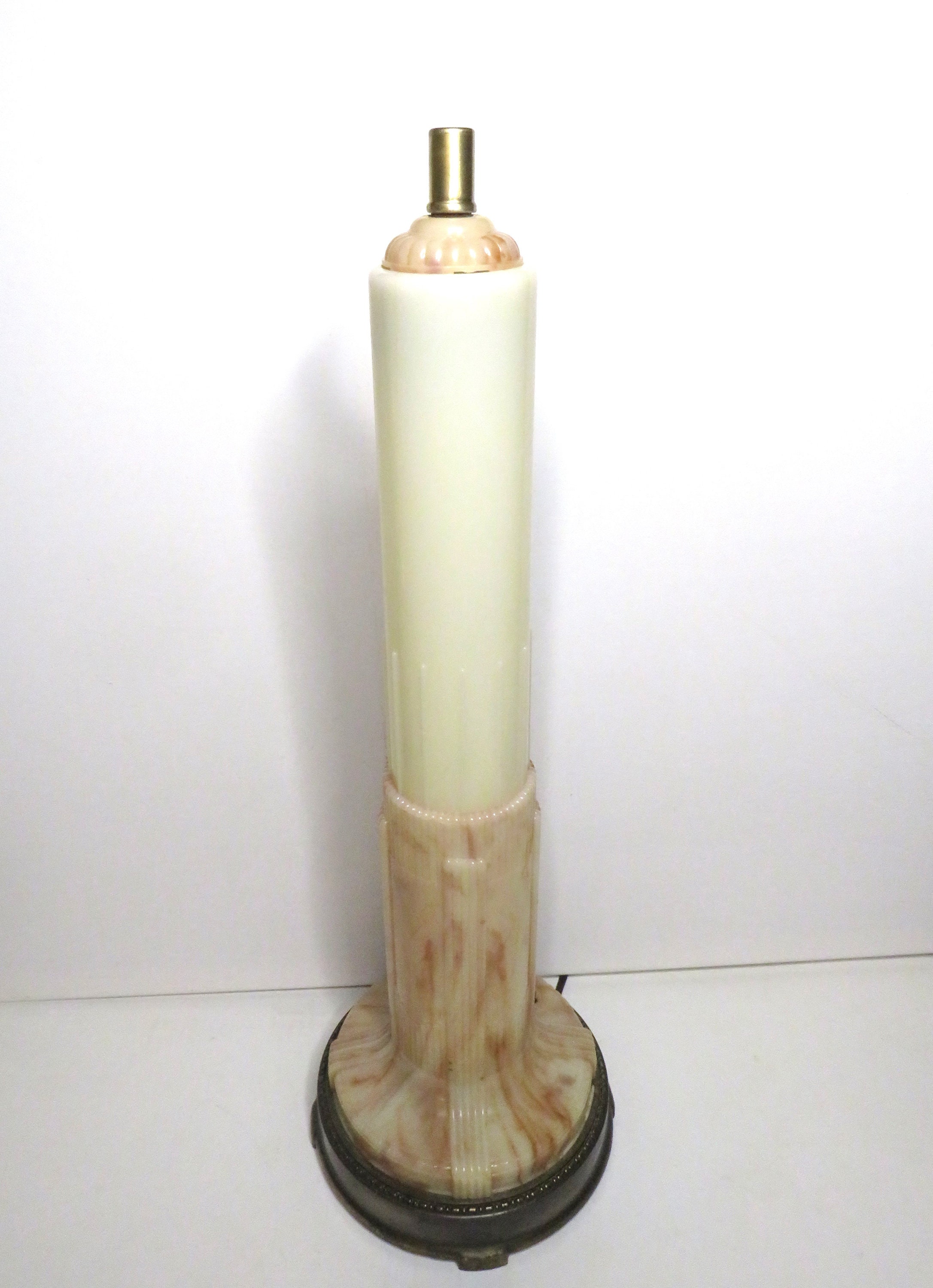 1930 Art Deco Bakelite Skyscraper Lamp All-Lite Florescent Chicago, IL Very Unique!