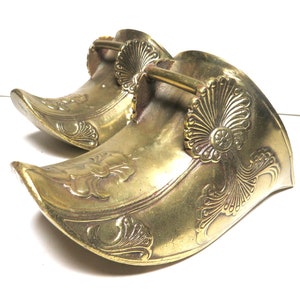 Fancy Pair of 19th Century Bronze Spanish Slipper Stirrups