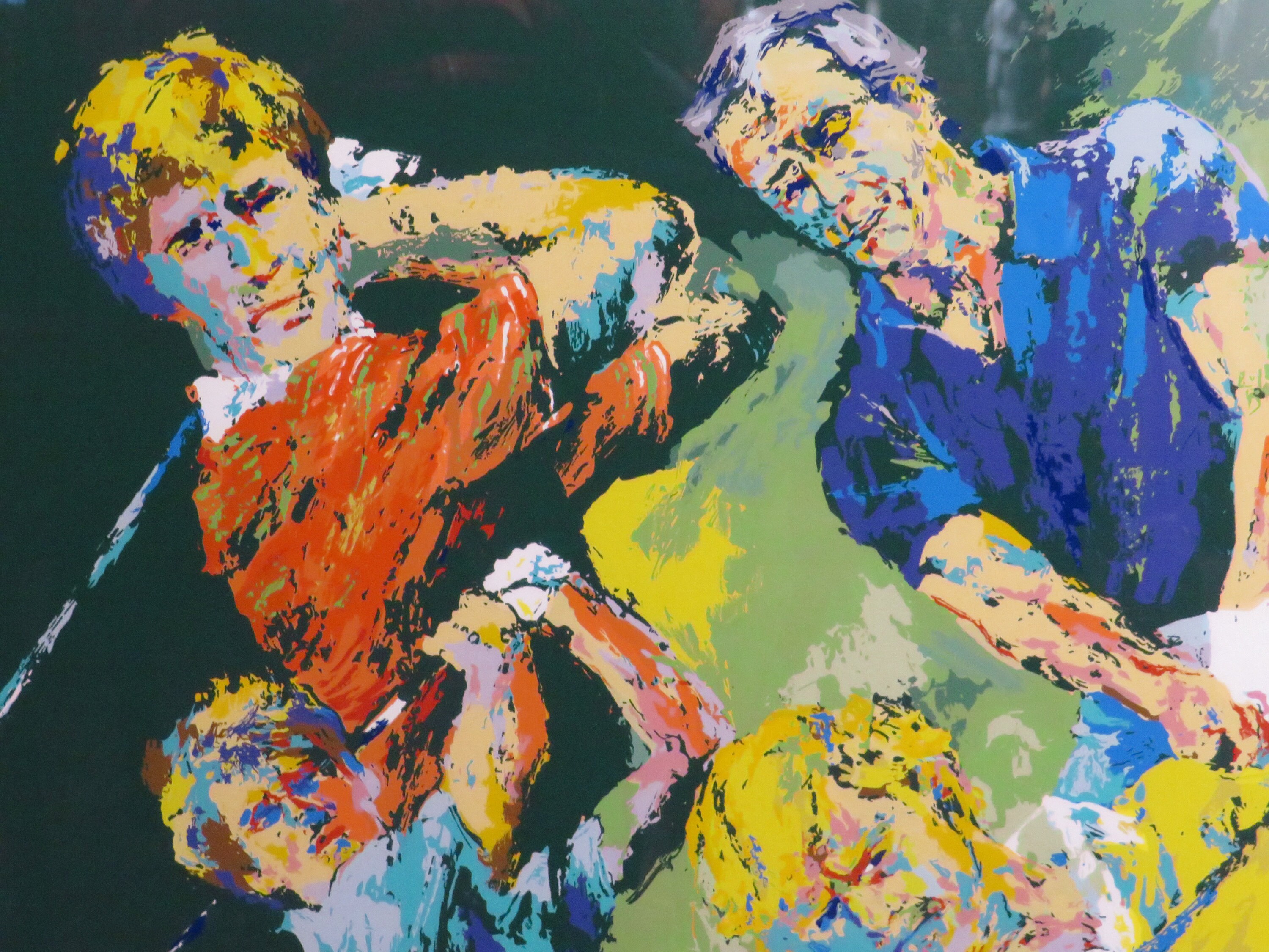 Leroy Neiman オーガスタ ゴルフ シルクスクリーン ち*6様 Leroy