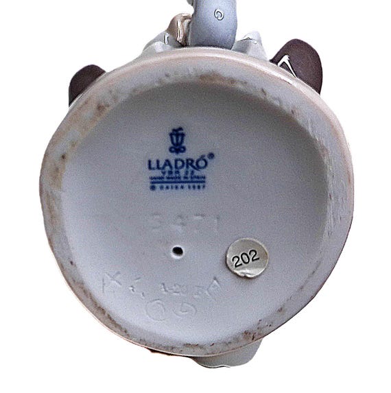 1987年 リヤドロ磁器「悲しきサックス」サックスを演奏するピエロ 9